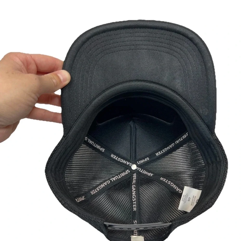 Spiritual Gangster Rainbow Trucker Hat Black Mesh Snapback OS - Picture 6 of 7